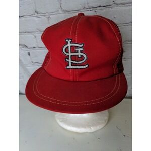 Vintage Annco St Louis Cardinals Baseball Mesh Red USA Snapback Adult Cap Hat #3